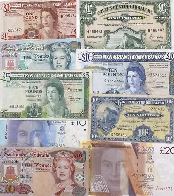 Gibraltar Banknotes - Choice Of Note And Style • £34.99