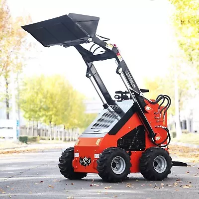 Skid-Steer Loader Wheel 23.5hp Briggs & Stratton EPA Gasoline Engine For Gardens • $7599