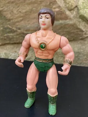 Vintage 1983 Soma Heroron Fantasy World Action Figure MOTU KO • $12.99