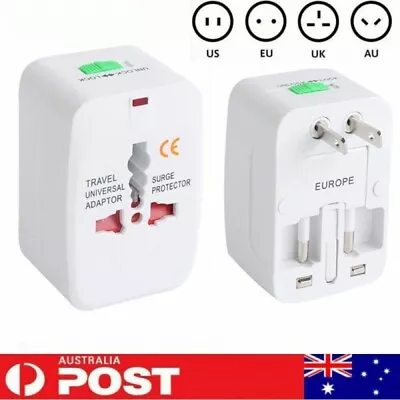 $11.98 • Buy Universal International Travel Power Adapter Convertor Plug Power US/UK/AU/EU AU