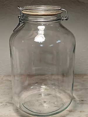 I Vetri Di FIDENZA #5 LARGE Glass Jar W/ Wire Bail - ITALY ✅ • $28.88