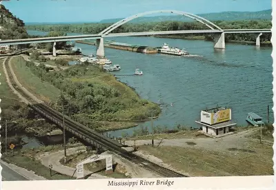 Postcard R: Mississippi River Bridge • $0.99