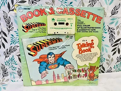 1981 Talking Story Book Superman Kacepack Vintage Book And Cassette Peter Pan • $69.99