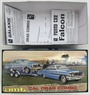 Original Empty Box W Papers AMT Cal Drag Combo Racing Team Ford Galaxie Falcon • $33.88