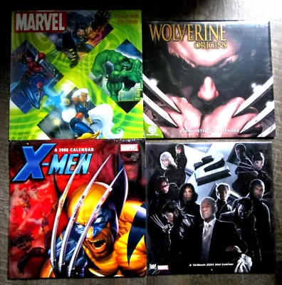 2004 X-Men 22006 XMen 2004 Marvel 2010 Wolverine Origins Wall Calendars Sealed • $14.95