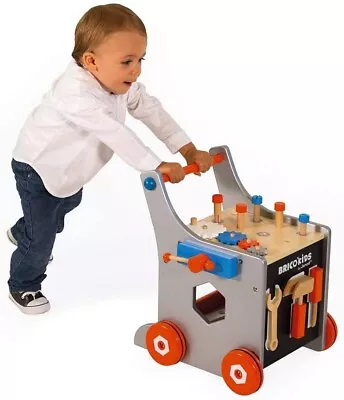 Janod Brico'Kids Wooden Diy Trolley For Children Magnetic J06478 Multicolor • £65.95