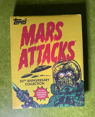 2012 Topps Mars Attacks 50th Anniversary Collection Book Hardcover W/cards • $25