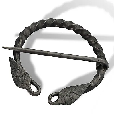 Medieval Style Hand Forged Decorative Natures Bounty Viking Brooch Jewelry • $11.99