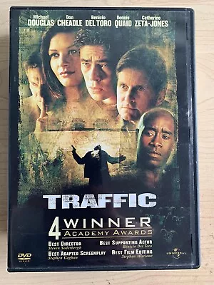 Traffic (DVD 2000) Michael Douglas Don Cheadle Dennis Quaid • $6.45