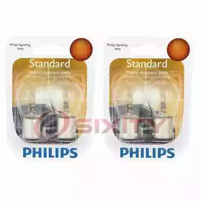 2 Pc Philips Front Turn Signal Light Bulbs For Volvo 142 144 145 164 242 244 Yj • $10.16