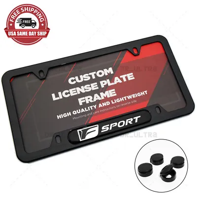 Gloss Black Front Rear For Lexus F-Sport License Plate Frame Protect Cover Gift • $14.99