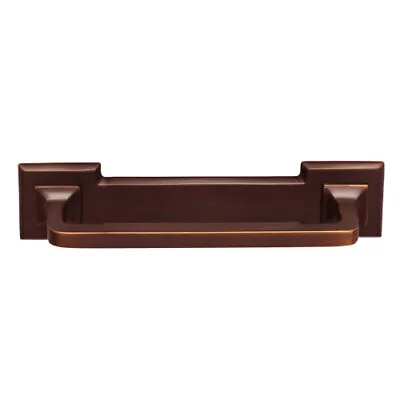 NEW Rejuvenation MISSION 3.5  DRAWER D PULL W/ BACKPLATE Antique Copper (C1317) • $14.99