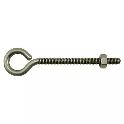 1/4 -20 X 4  18-8 Stainless Steel Coarse Thread Eyebolt (10 Pcs.) • $24.68