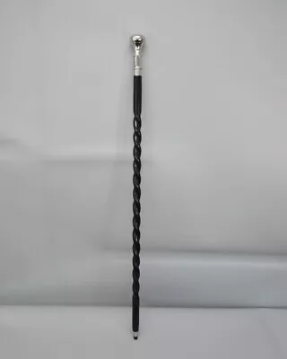 Rare Victorian RAVEN Handcrafted Walking Stick Cane-AL Black Steampunk Handle • $31.49
