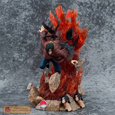 $60.99 • Buy Anime Naruto Shippuden Akatsuki Uchiha Itachi Crow PVC Figure Statue Toy Gift B