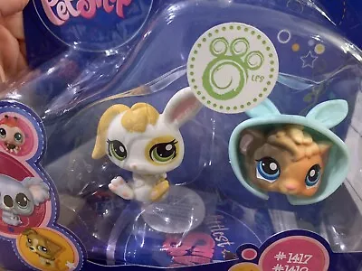 £13.99 • Buy Littlest Pet Shop Figures -Pairs: BUNNY & Hamster, Toys, Hasbro, Easter 