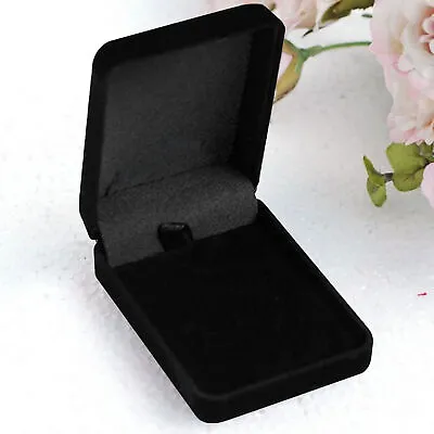 $11.82 • Buy Velvet Display Gift Pendant Necklace Box Jewellery Storage Case Holder 
