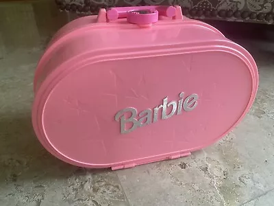 Vintage 1994 Barbie Pop Up Fold Out Playhouse Bedroom Carrying Case Toy Playset • $14.98
