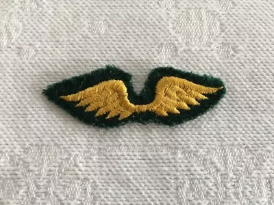 Vintage Brownies Felt Patch Wings Green & Gold Fly Up To Girl Scouts • $9.90