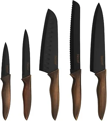 10Pcs Kitchen Knife Set Vantage Stainless Steel Chef Knives With Blade Sheaths • $16.99
