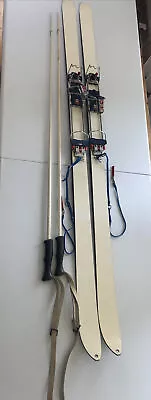 Dynastar Omega Skis With Silvretta Adjustable Bindings And Ski Poles • $119.95