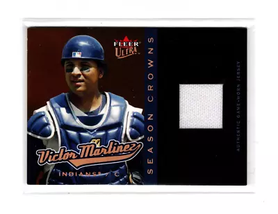 2005 Fleer Ultra Season Crowns Game Used Copper Card /399 Victor Martinez Jersey • $6.99