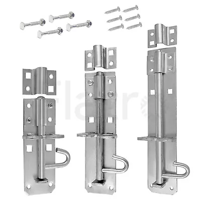 Brenton Pad Bolt Heavy Duty Gate Latch Door Lock Bolt Zinc Galvanized 4/6/8 Inch • £7.75