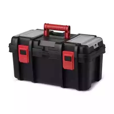 Hyper Tough 16-inch Toolbox Plastic Tool And Hardware Storage Black • $12.20