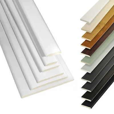 UPVC Cloaking Fillet D Mould Trim PVC Architrave Plastic Window Door Bead 2.5m • £9.74