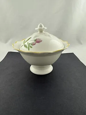 Villeroy & Boch My Garden Floral Sugar Bowl And Lid 6  – Mint • $110