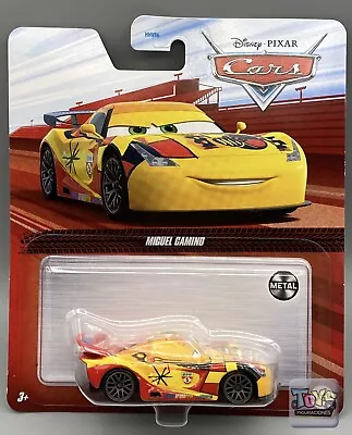 $10.99 • Buy Disney Pixar Cars MIGUEL CAMINO Metal Series 2022 Red Card Scale 1:55 Diecast