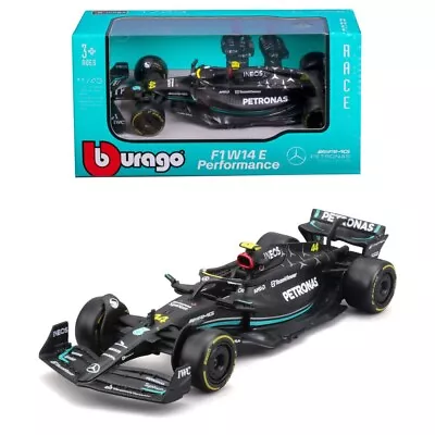 Bburago F1 Mercedes-AMG PETRONAS W14 #44 Lewis Hamilton 2023 1:43 Model Race Car • £13.90