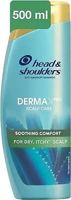 Head And Shoulders Anti Dandruff Shampoo DERMAXPRO Dry Scalp Shampoo 500ml • £8.69