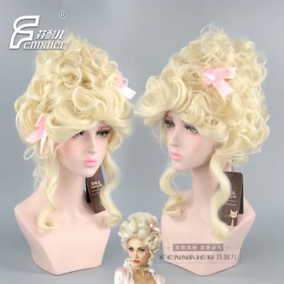 Styled Type Marie Antoinette Cosplay Wig Lolita Queen Masquerade Halloween Wigs • £25.19