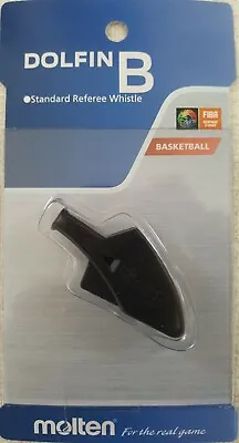 Molten Dolfin B Referee Whistle Black For Basketball RA0080-K-E • $21.99