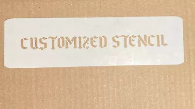 Custom Reusable Stencil 10mil Mylar • $5.50