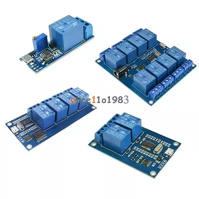 $2.32 • Buy MICRO USB 5V 2/4/8 Channel USB Control Relay Module 1 Channel 5-30V Delay Relay