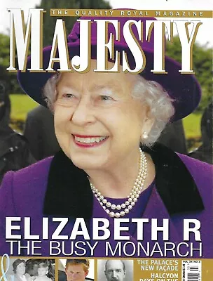  Majesty Magazine Queen Elizabeth Prince Harry Royal Nannies King George I 2013 • $13.45