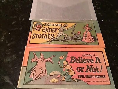 Lot Of 2 Mini Comic Books  Grimm's Ghost Stories Ripley's 1977  EX • $15.99