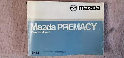 Mazda Premacy 1999 Owners Manual Handbook ♻ • $6.20