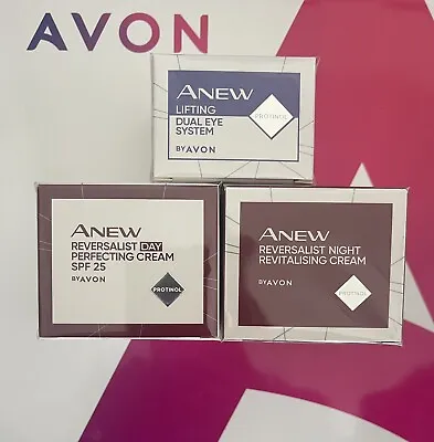£24 • Buy Avon Anew Reversalist Day Cream SPF25, Night Cream & Dual Eye Lifting System