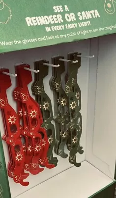3D Christmas Glasses X10 Santa And Reindeer • £12