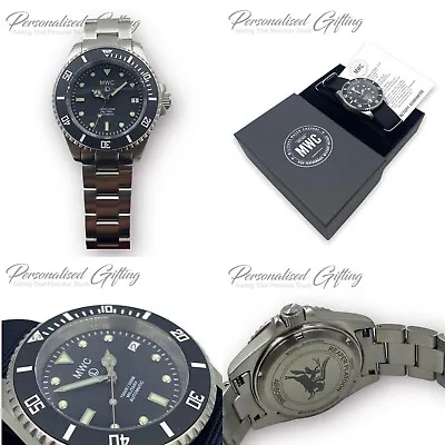 Personalised MWC Submariners/Divers Watch Engraved Automatic Wristwatch Any Logo • £320