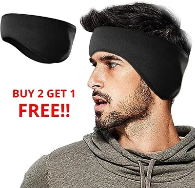 Ear Warmer Headband Wrap Winter Fleece Ear Muffs Cold Weather Ski Cover Unisex • $5.95