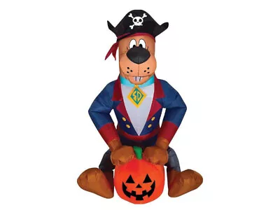£67.74 • Buy Scooby Doo Pirate Inflatable Halloween Cartoon Pumpkin Blow Up Funny Dog Cosplay