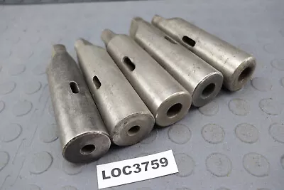 #5 Morse Taper  Sleeve Reducer  Lot Of 5 Loc3759 • $50