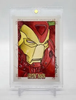 Iron Man SKETCHAFEX By Harvey Tolibao - 2008 Iron Man Movie Marvel Rittenhouse  • $229.99