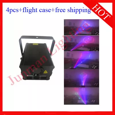 £1152 • Buy 1W RGB Animation Cartoon Laser Light DJ Stage Effect Lighting 4pcs With Case