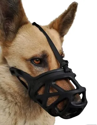 £15.99 • Buy Dog Muzzle Basket Breathable | Prevent Biting, Chewing & Barking Allows Drinking