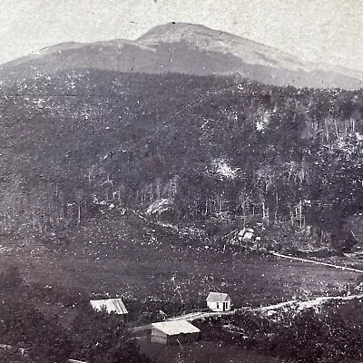 Antique 1869 Mount Washington SIGNED WILLIAM SAUNDERS Stereoview Photo Card 2025 • $39.99